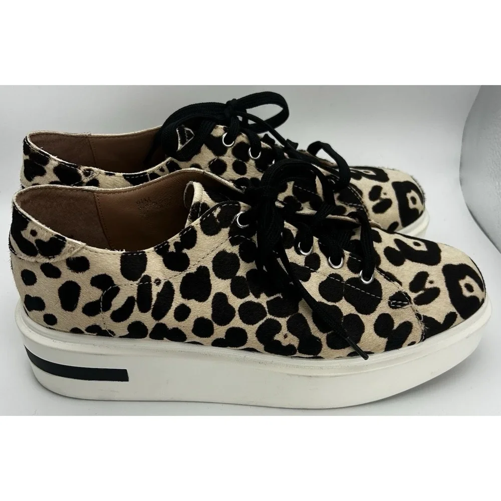 Paolo‎ Linea Karri leopard statement piece platform sneaker size 9.5